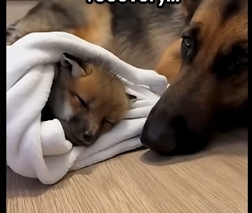 V2704006_My dog and fox cub became friends forever!😭❤️ (Part 2)