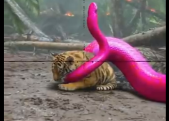 O0105003 My Dog Saved A Baby Tiger From A Volcano… But Then 😭🐯 (Part 2)