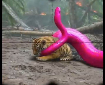O0105003 My Dog Saved A Baby Tiger From A Volcano… But Then 😭🐯 (Part 2)
