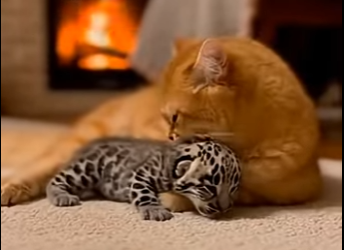 L0305011_My Cat Saved an Orphan Snow Leopard#snowleopard (Part 2)
