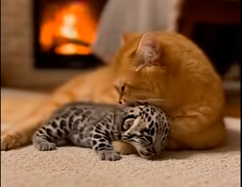 L0305011_My Cat Saved an Orphan Snow Leopard#snowleopard (Part 2)